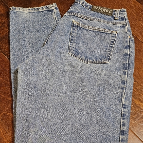 Vintage Gitano Relaxed Fit Blue Jeans - Picture 3 of 4